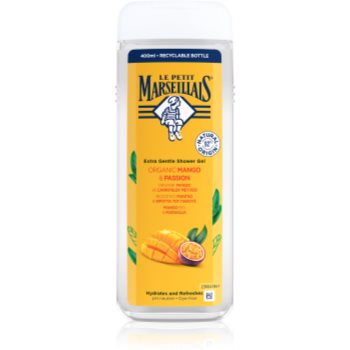 Le Petit Marseillais Mango Bio & Passion Fruit gel de duș mătăsos - imagine 2